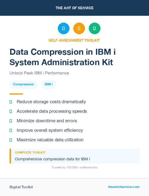 Data Compression in IBM i System Administration Kit