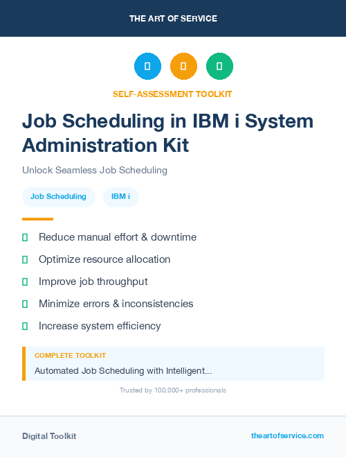 Job Scheduling in IBM i System Administration Kit