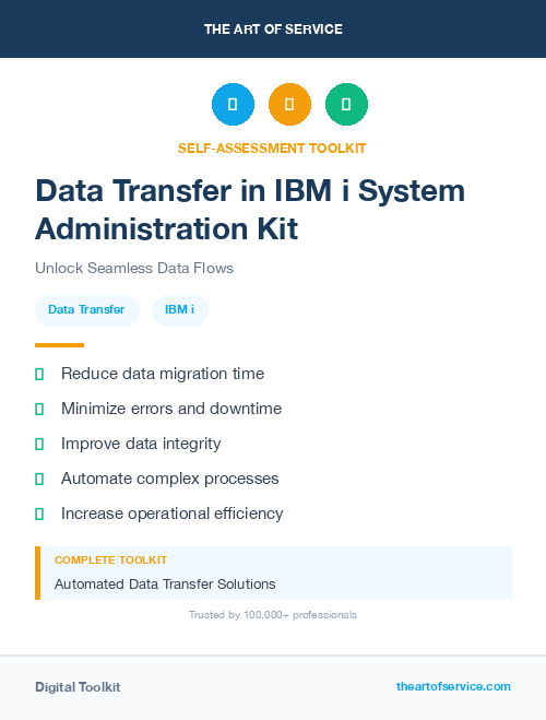 Data Transfer in IBM i System Administration Kit