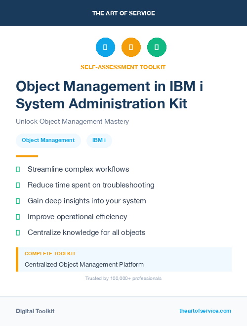Object Management in IBM i System Administration Kit