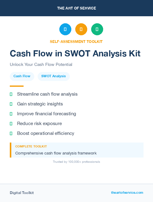 Cash Flow in SWOT Analysis Kit