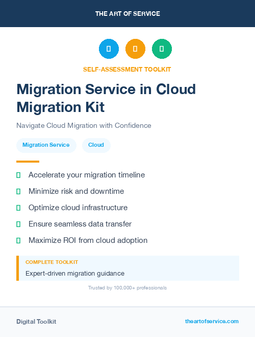 Migration Service in Cloud Migration Kit