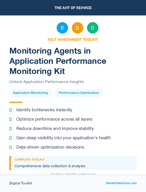 Monitoring Agents in Application Performance Monitoring Kit