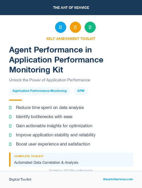 Agent Performance in Application Performance Monitoring Kit