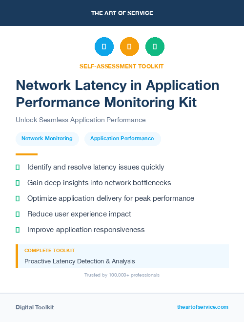 Network Latency in Application Performance Monitoring Kit