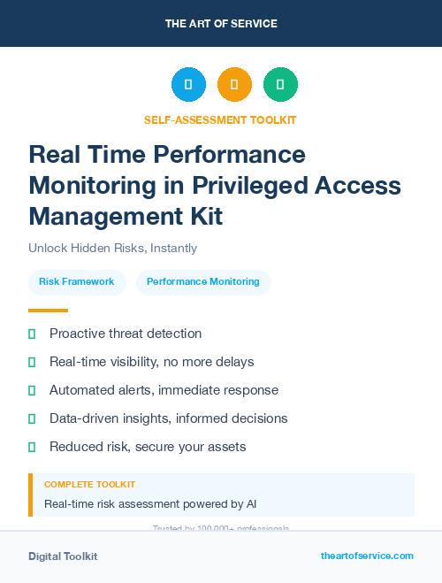 Real Time Performance Monitoring in Privileged Access Management Kit