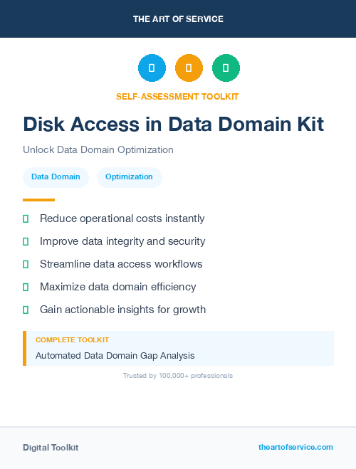 Disk Access in Data Domain Kit