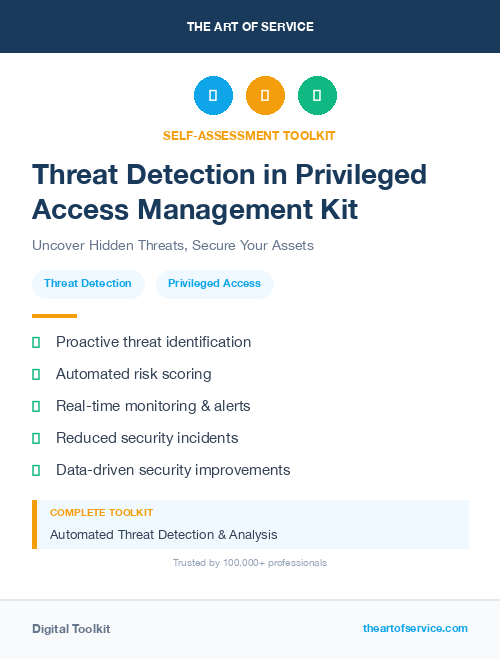 Threat Detection in Privileged Access Management Kit