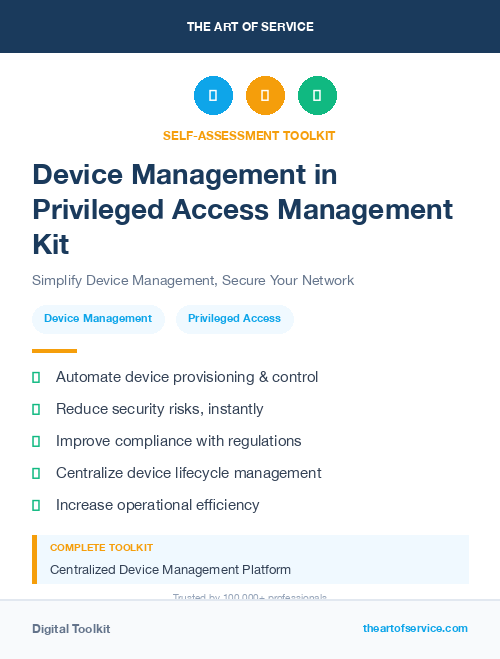 Device Management in Privileged Access Management Kit