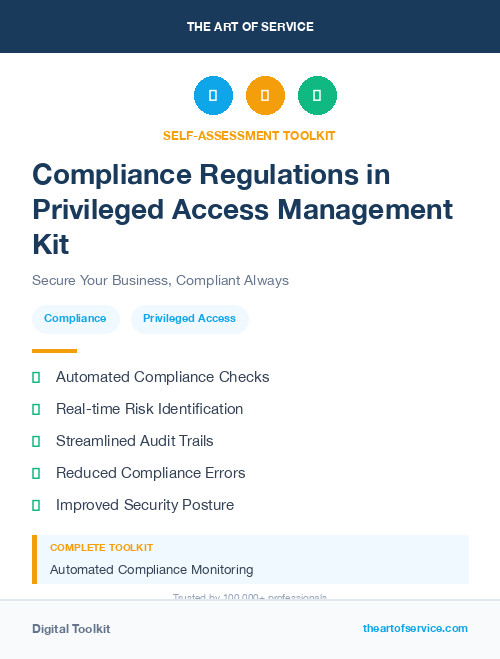 Compliance Regulations in Privileged Access Management Kit