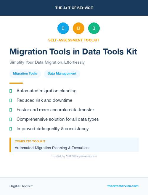 Migration Tools in Data Tools Kit