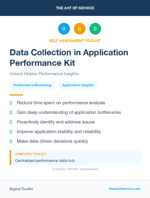 Data Collection in Application Performance Kit