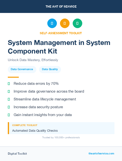 System Management in System Component Kit