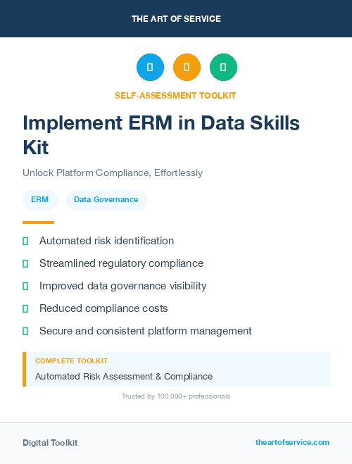 Implement ERM in Data Skills Kit