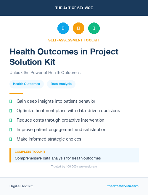 Health Outcomes in Project Solution Kit