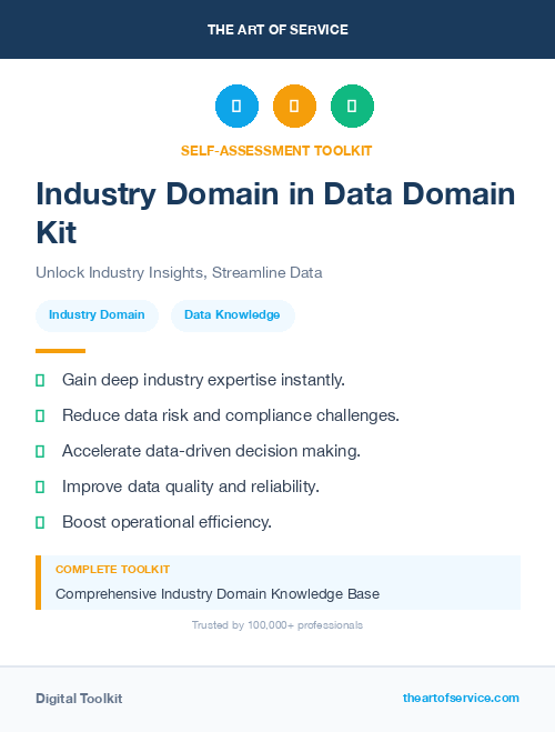 Industry Domain in Data Domain Kit