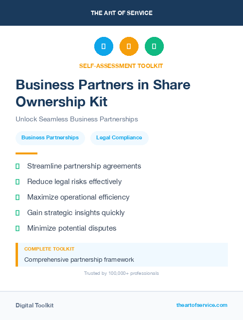 Business Partners in Share Ownership Kit