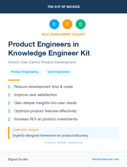 Product Engineers in Knowledge Engineer Kit