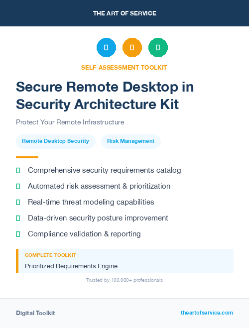 Secure Remote Desktop in Security Architecture Kit