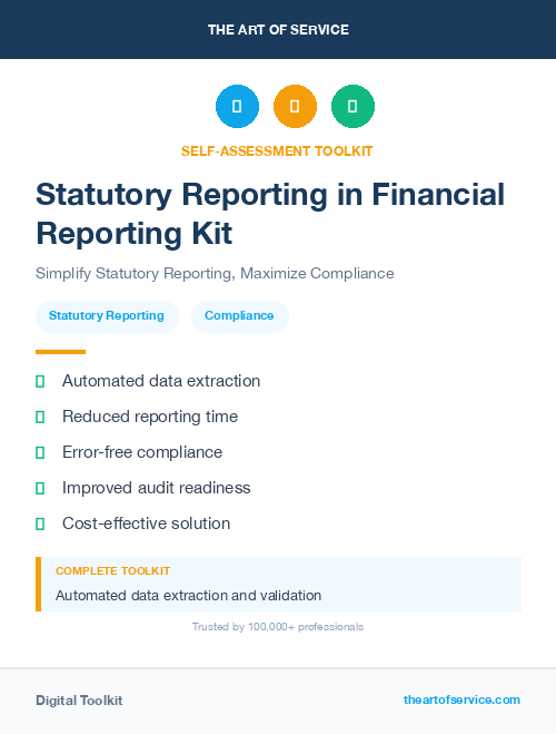 Statutory Reporting in Financial Reporting Kit