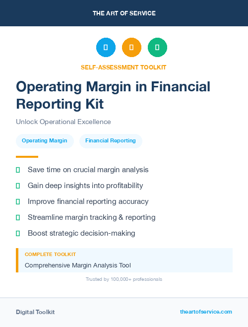 Operating Margin in Financial Reporting Kit