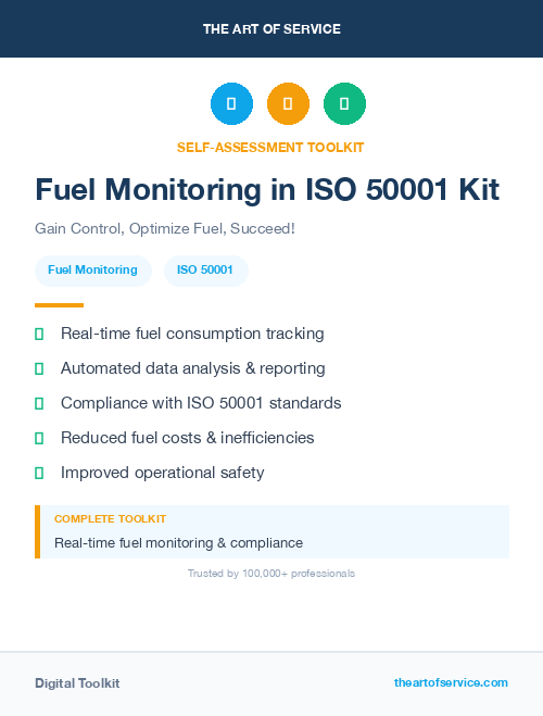Fuel Monitoring in ISO 50001 Kit