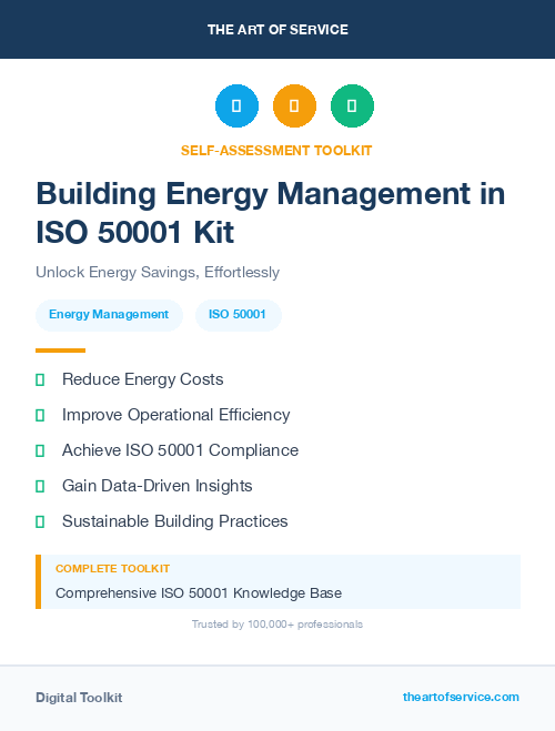 Building Energy Management in ISO 50001 Kit