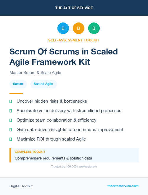 Scrum Of Scrums in Scaled Agile Framework Kit