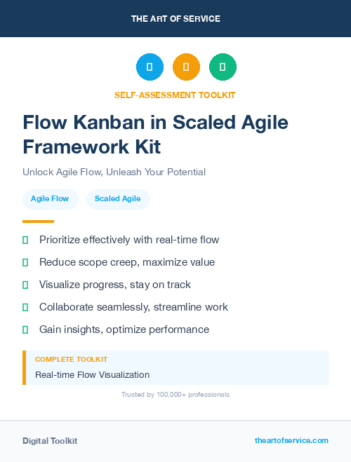 Flow Kanban in Scaled Agile Framework Kit