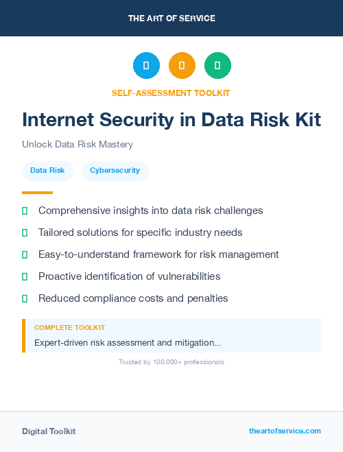 Internet Security in Data Risk Kit