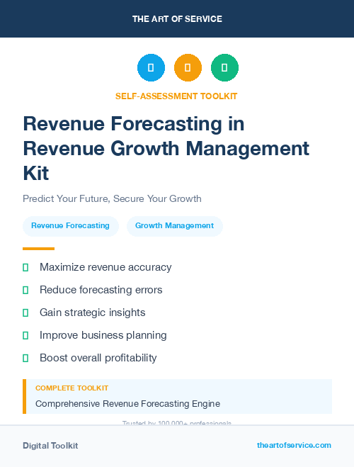 Revenue Forecasting in Revenue Growth Management Kit