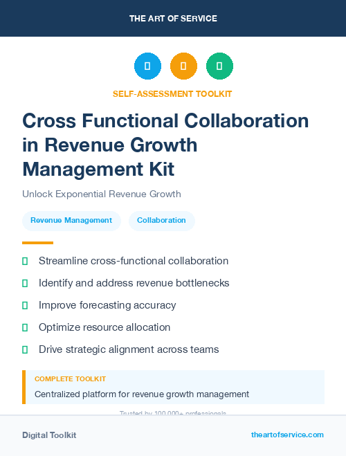 Cross Functional Collaboration in Revenue Growth Management Kit