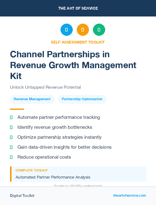 Channel Partnerships in Revenue Growth Management Kit