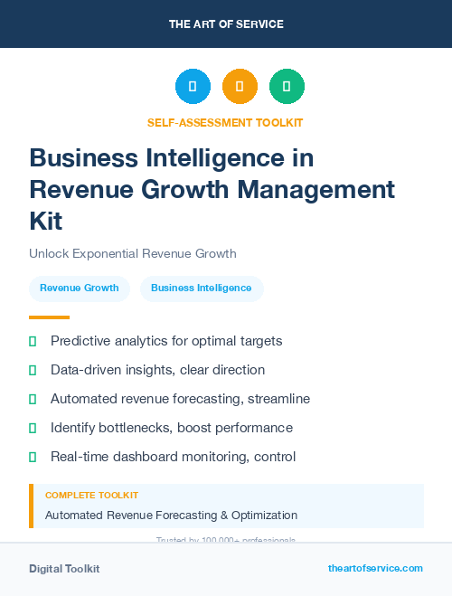 Business Intelligence in Revenue Growth Management Kit