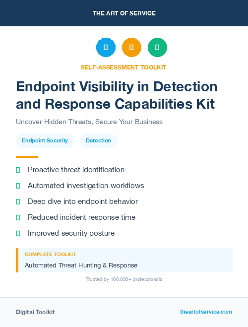 Endpoint Visibility in Detection and Response Capabilities Kit