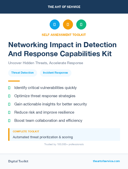 Networking Impact in Detection And Response Capabilities Kit