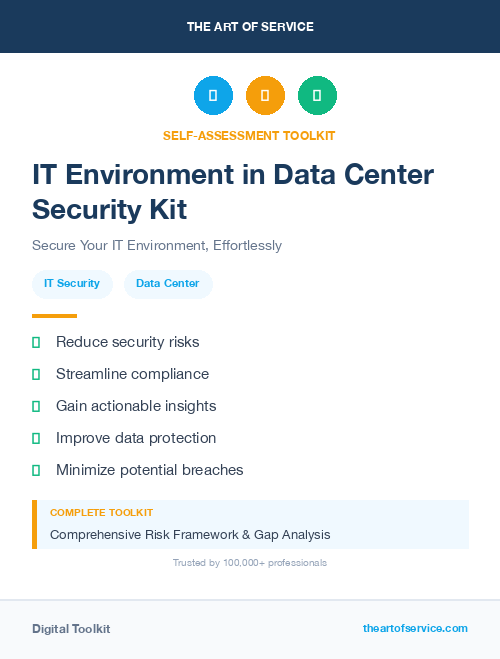 IT Environment in Data Center Security Kit
