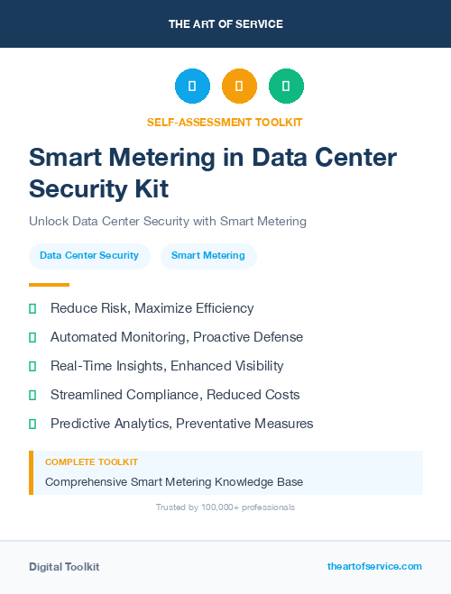 Smart Metering in Data Center Security Kit