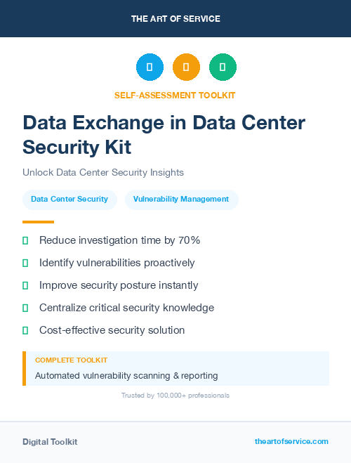 Data Exchange in Data Center Security Kit