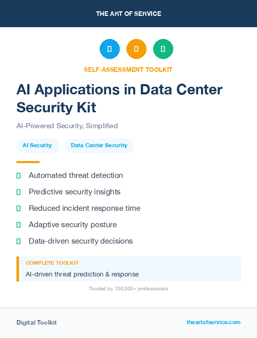 AI Applications in Data Center Security Kit