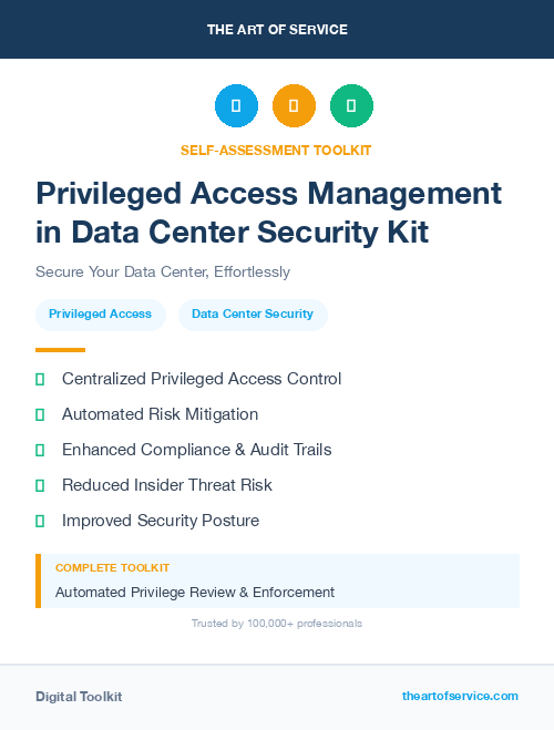 Privileged Access Management in Data Center Security Kit