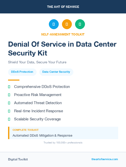 Denial Of Service in Data Center Security Kit