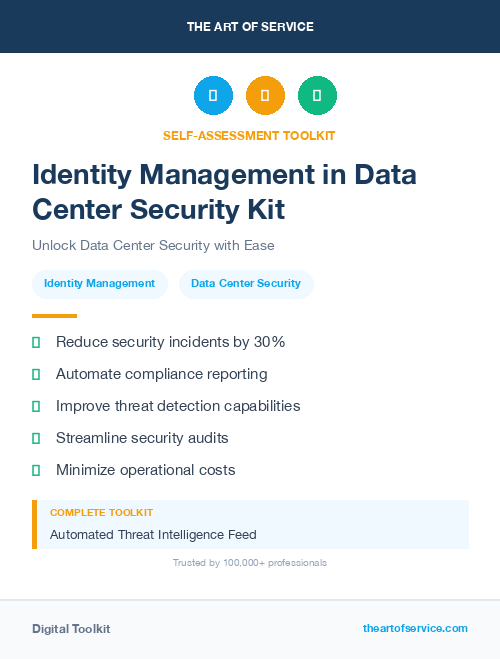 Identity Management in Data Center Security Kit