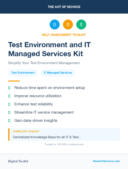 Test Environment and IT Managed Services Kit