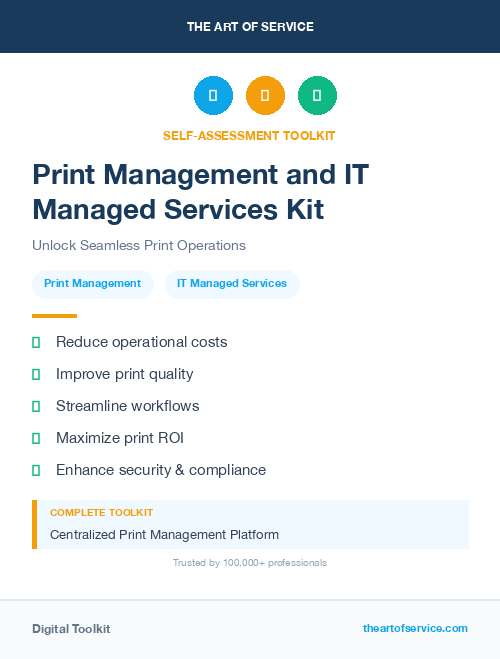 Print Management and IT Managed Services Kit