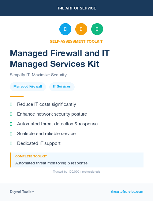 Managed Firewall and IT Managed Services Kit