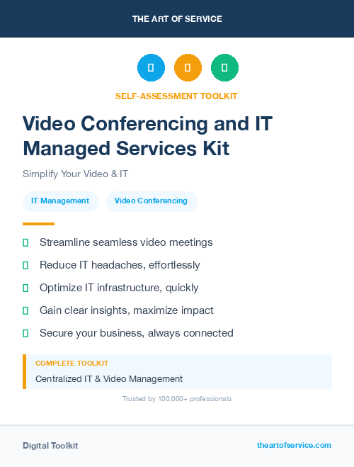 Video Conferencing and IT Managed Services Kit
