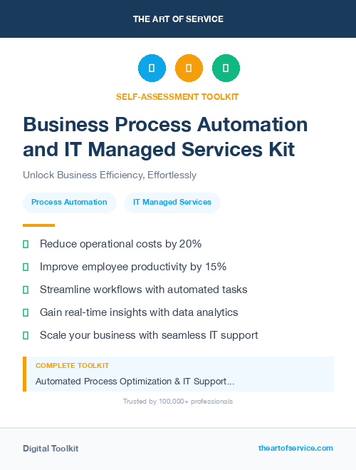 Business Process Automation and IT Managed Services Kit