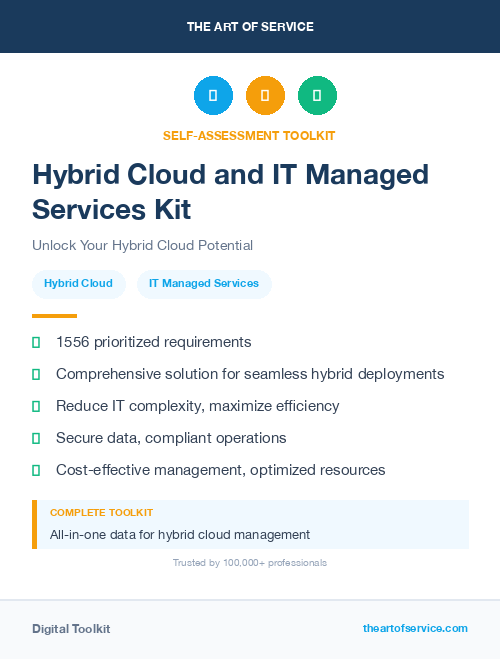 Hybrid Cloud and IT Managed Services Kit