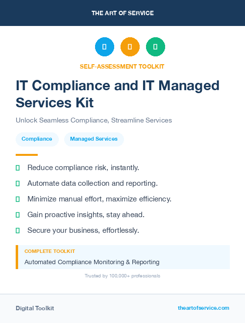IT Compliance and IT Managed Services Kit